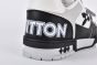 LV Trainer Sneaker Perforated Leather Black & White 1AHTDJ