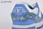 LV Trainer Maxi Sneaker Monogram Denim Blue 1ACWHW