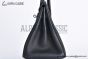Hermes Birkin 25 Noir Togo Leather Palladium Hardware Fully Handmade