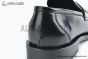 Balenciaga Black Waxed Leather BB Logo Loafer