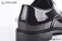 Ferragamo Brown Patent Leather Lace-up Derby