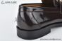 Ferragamo Gancini Brown Patent Leather Loafer