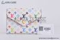 LV x TM Victorine Wallet White Murakami Monogram Canvas M14163