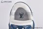 LV Trainer Sneaker Monogram Denim & Embossed Leather Blue 1A9JGT