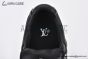 LV Footprint Soccer Sneaker Lamb Skin Black 1AHDRF