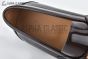 Ferragamo Gancini Brown Patent Leather Loafer