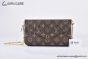 LV Félicie Pochette Bag Monogram Canvas Brown M81896