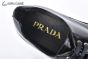 Prada Brushed Black Leather Derby