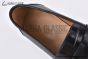 Hermes Paris Black Calf & Croco Patern Leather Loafer