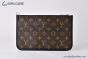 LV Carry All Travel Bag Calf Leather Black M15175