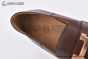 Hermes Paris Dark Brown Goat Leather Loafer