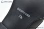 Balenciaga Black Grained Leather BB Logo Loafer