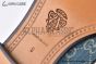 Gucci Jordaan Blue Canvas Loafer with Tassel Details