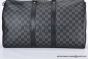 LV Keepall Bandoulière 45 / 55 Damier Graphite Canvas Black N41418 / N41413