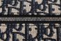 Dior Toiletry Bag Beige & Black Oblique Jacquard with Black Grained Calfskin