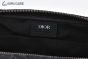 Dior Toiletry Bag Black Oblique Jacquard with Black Grained Calfskin