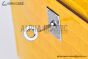 Hermes Mini Kelly Jaune Ambre Crocodile Leather Palladium Hardware Fully Handmade