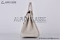 Hermes Birkin 25 Craie Togo Leather Palladium Hardware Fully Handmade