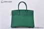 Hermes Birkin 30 Vert Vertigo Epsom Leather Palladium Hardware Fully Handmade