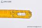 Hermes Mini Kelly Jaune Ambre Crocodile Leather Palladium Hardware Fully Handmade