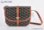 Goyard Belvedere PM Bag Canvas & Taurillon Leather Black & Tan