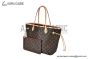 LV Neverfull MM Monogram Cerise Red & Brown M46987