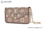 LV Félicie Pochette Bag Monogram Empreinte Leather Tourterelle Gray M82610