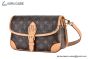 LV Diane Satchel Bag Monogram Canvas Brown M45985