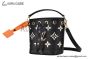 LV Nano Noé Bag Monogram Empreinte Leather Black M46291