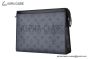 LV Pochette Voyage MM Monogram Eclipse & Reverse Canvas Gray M69535