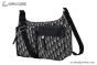 Dior Medium Rider Soft Hobo Bag Beige & Black Oblique Jacquard Black Grained Calfskin