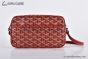 Goyard Cap-Vert PM Bag Canvas & Calfskin Red