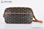 Goyard Cap-Vert PM Bag Canvas & Calfskin Black & Tan