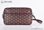 Goyard Cap-Vert PM Bag Canvas & Calfskin Burgundy