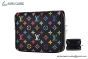 LV x TM Zippy Coin Purse Black Murakami Monogram Canvas M13409