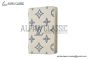 LV Pocket Organizer Wallet White/Navy Monogram Leather M83377
