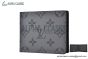 LV Slender Wallet Gray Monogram Eclipse Reverse Canvas M80906