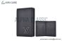 LV Pocket Organizer Wallet Black Aerogram Leather M69979