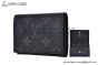 LV Envelope Business Card Holder Black Monogram Eclipse Canvas M12874