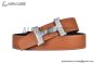 HERMES Constance Touareg Belt Buckle & Noir / Orange Reversible Epsom Leather Belt