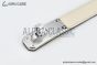 HERMES Lady Kelly 18 Buckle & White Epsom Leather Belt