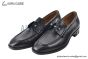 Christian Louboutin Chambelimoc Black Waxed Leather Loafers