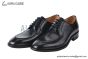 Ferragamo Smooth Black Leather Derby