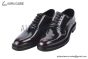 Ferragamo Brown Patent Leather Lace-up Derby