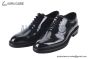 Ferragamo Black Patent Leather Lace-up Derby