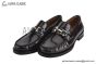 Ferragamo Gancini Brown Patent Leather Loafer