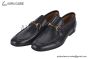 Gucci Black Grained Leather Loafer with Horsebit