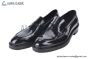 Prada Black Brushed Leather Loafer