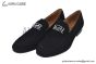Hermes Tenor Black Suede Leather Loafer
