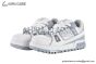 LV Trainer Maxi Sneaker Grained Leather Grey & White 1ACPPP